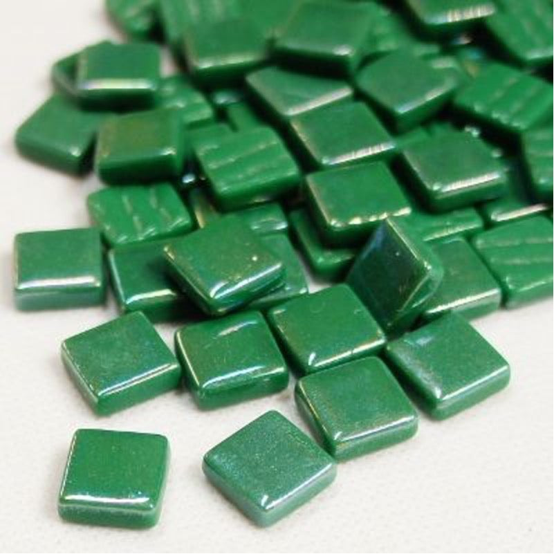 12mm Square Glass Tiles - Iridised Finish
