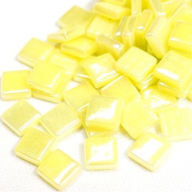 12mm Square Glass Tiles - Iridised Finish