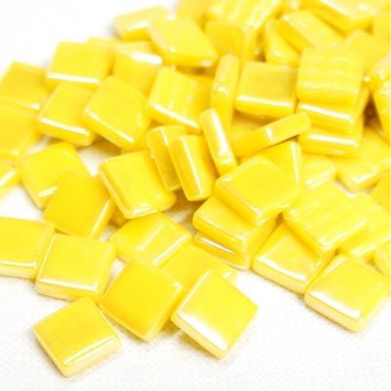 12mm Square Glass Tiles - Iridised Finish