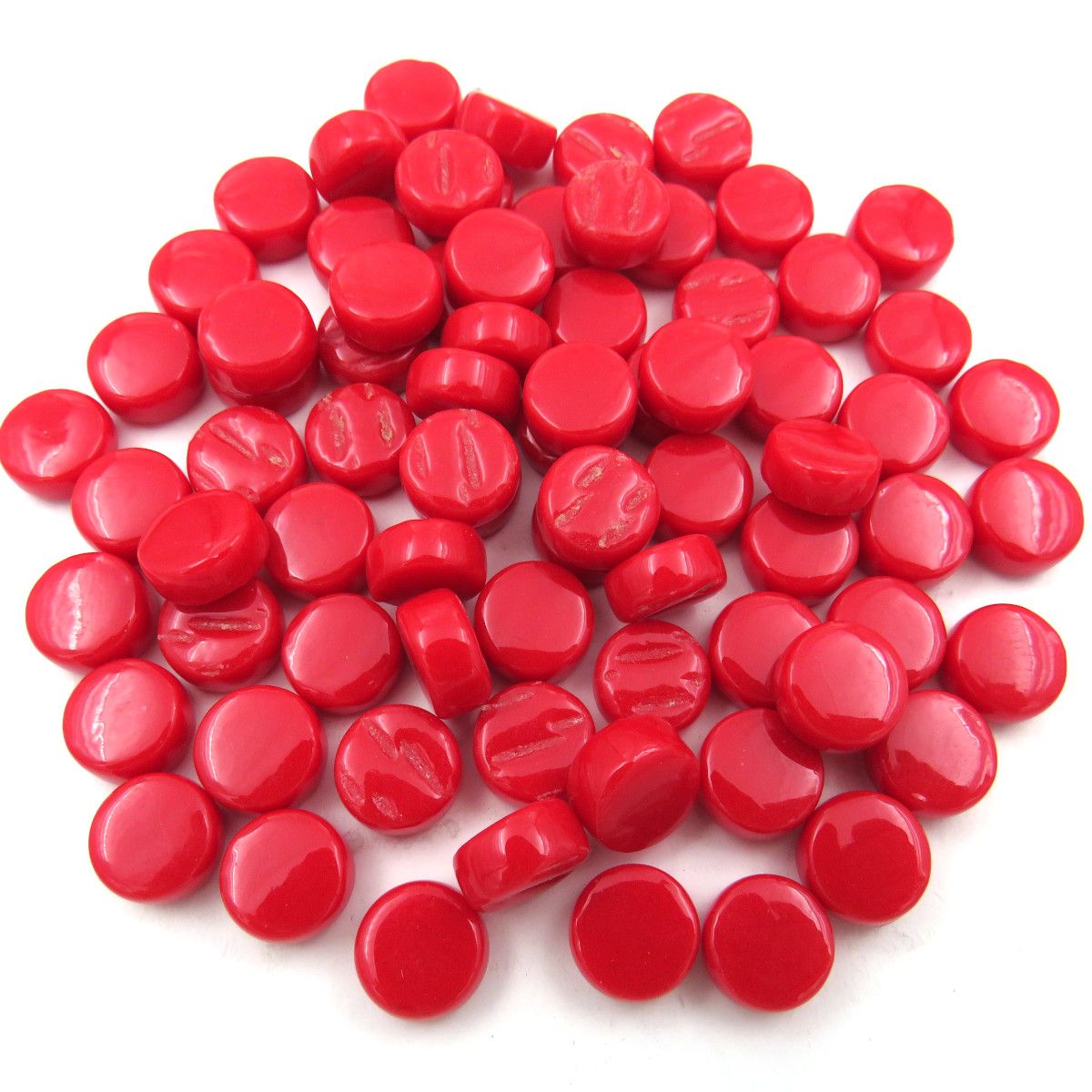 8mm Mini Round Glass Tiles - Standard Finish (Glossy)