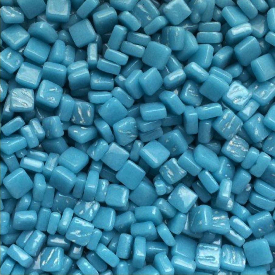 8mm Mini Square Glass Tiles - Standard Finish (Glossy)
