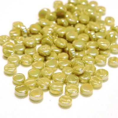 8mm Mini Round Glass Tiles - Pearlised Finish