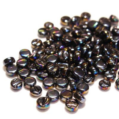 8mm Mini Round Glass Tiles - Pearlised Finish