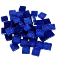 Glass Glitter Tiles - Blue Violet