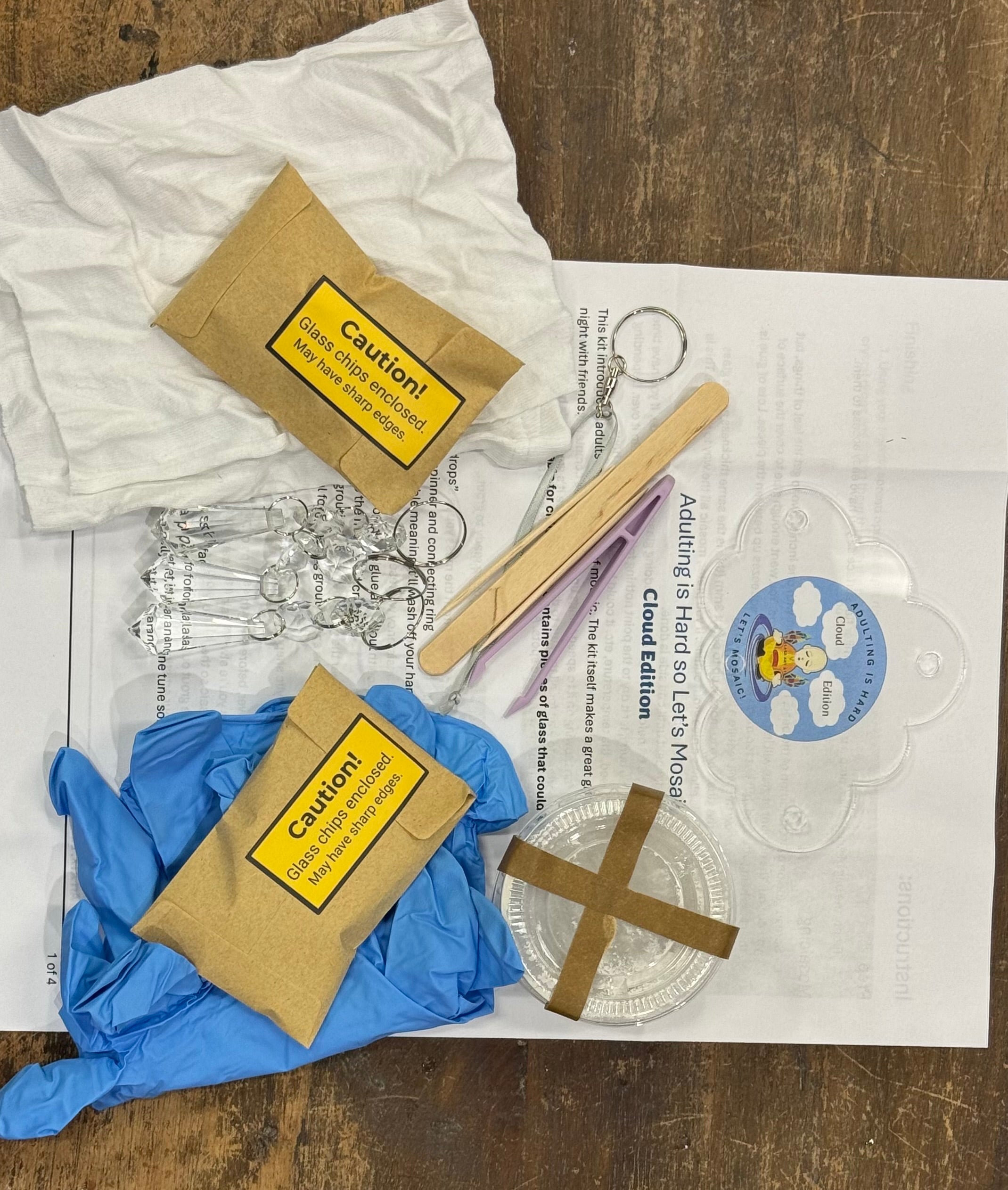 Adulting is Hard Mosaic Cloud Kit