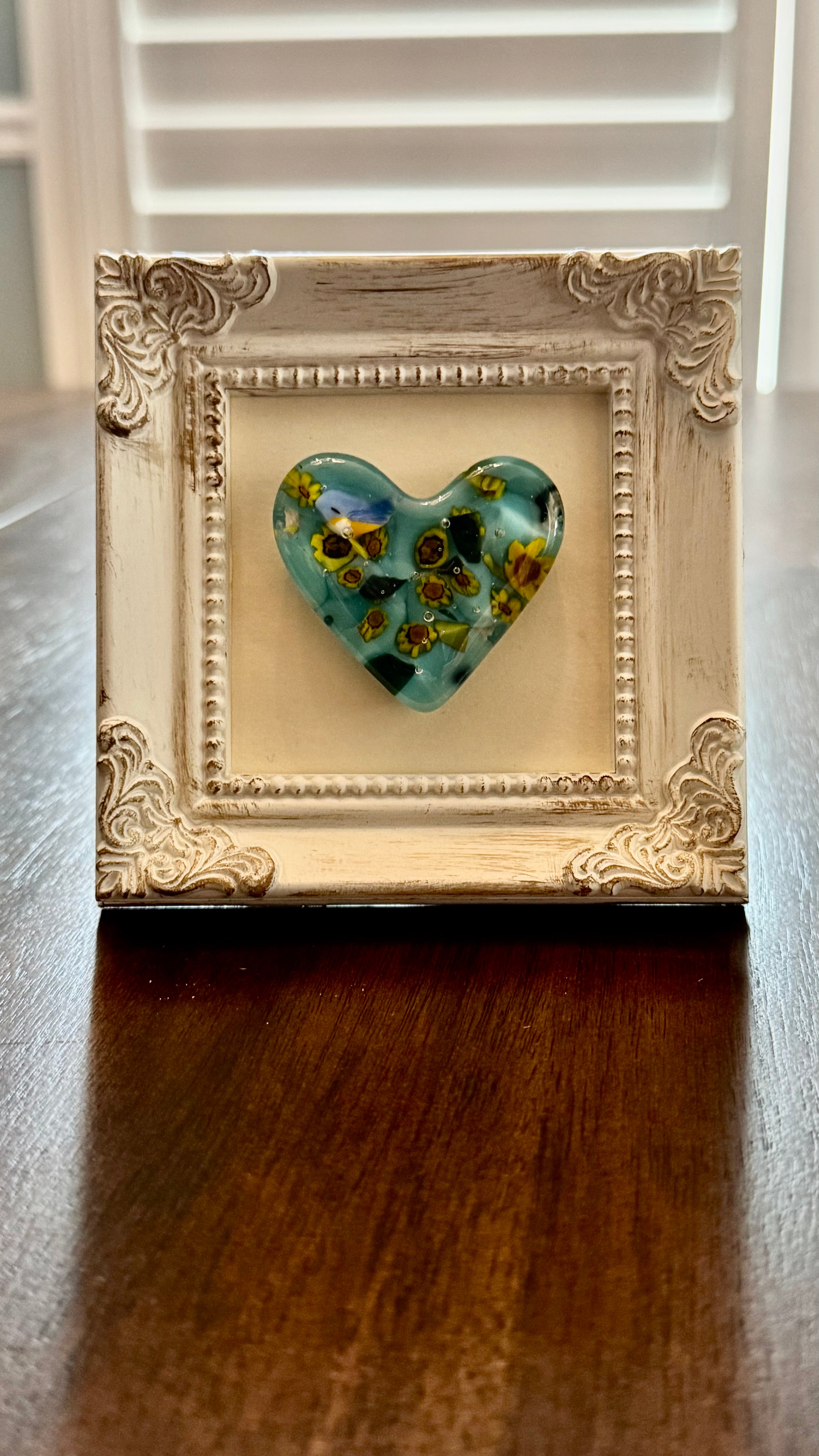 Framed Heart - Bluebird #2