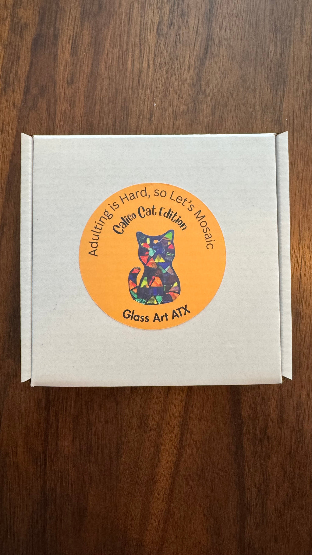 Adulting is Hard so Let’s Mosaic - Calico Cat Edition