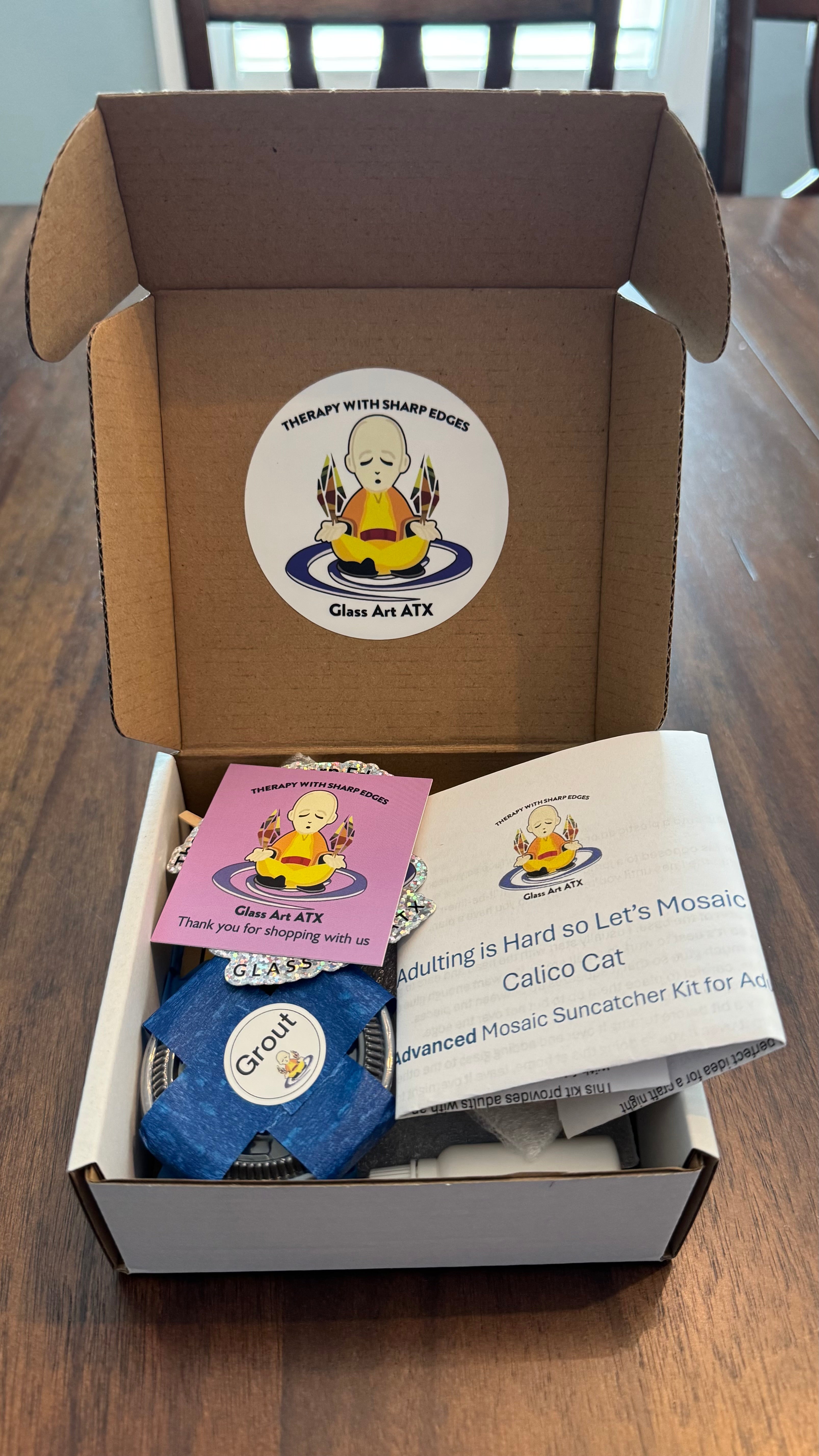 Adulting is Hard so Let’s Mosaic - Calico Cat Edition