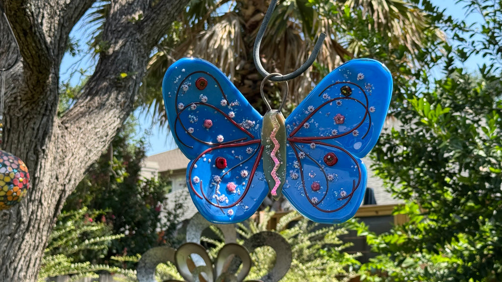 Glass Butterfly - Lapis Flare