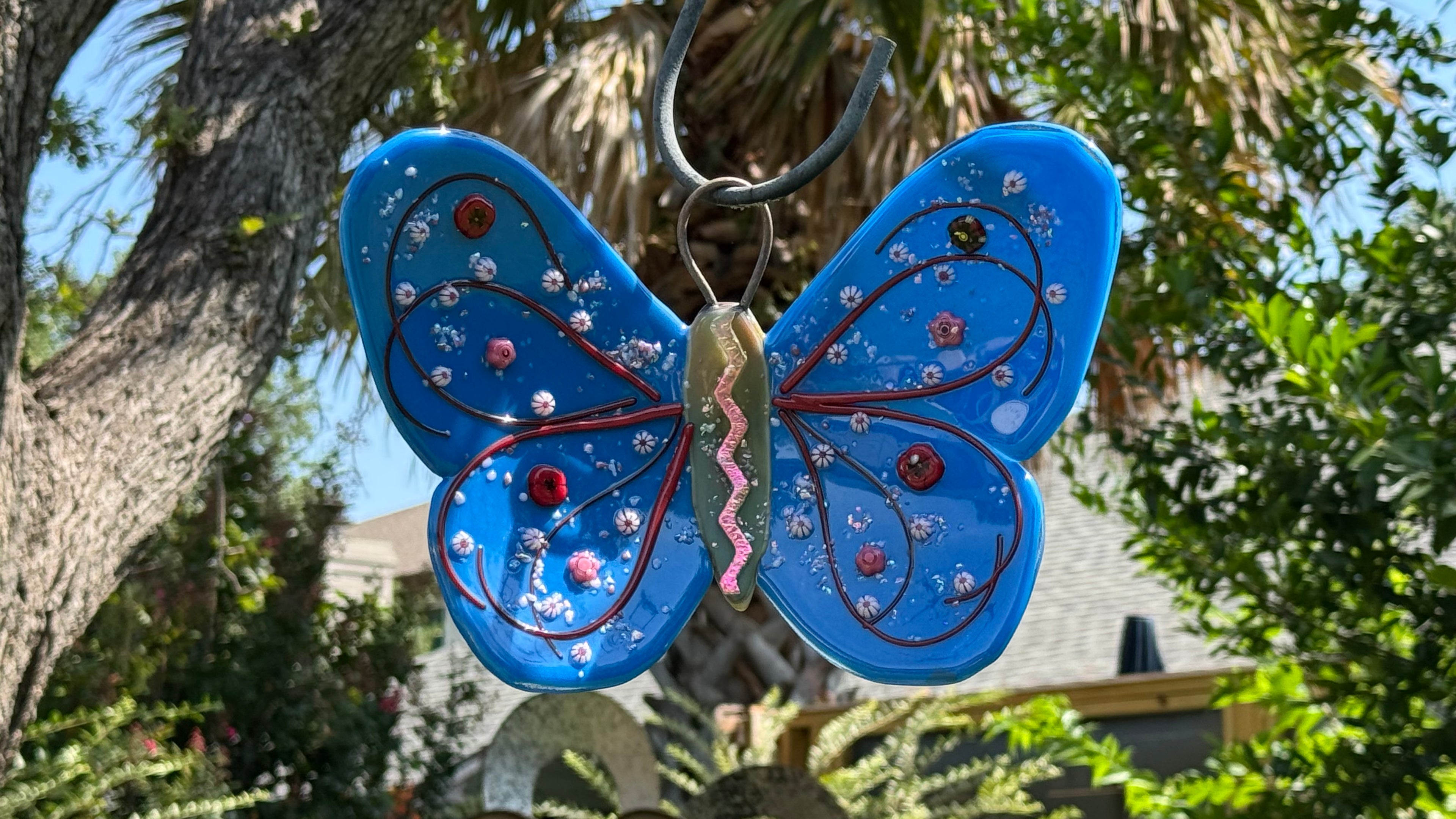 Glass Butterfly - Lapis Flare