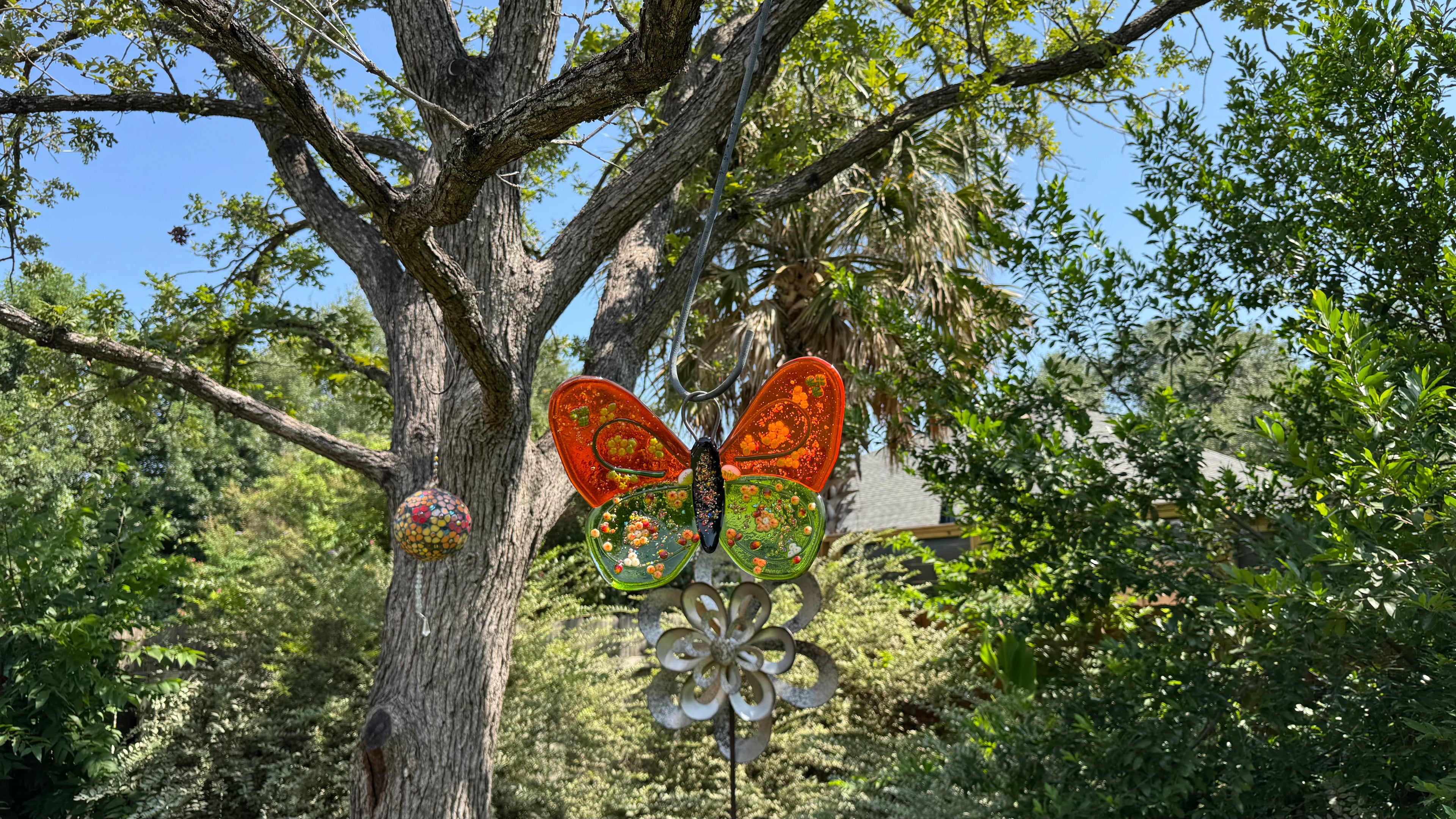 Glass Butterfly - Sunset Meadow