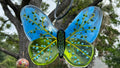 Glass Butterfly - Periwinkle Bloom
