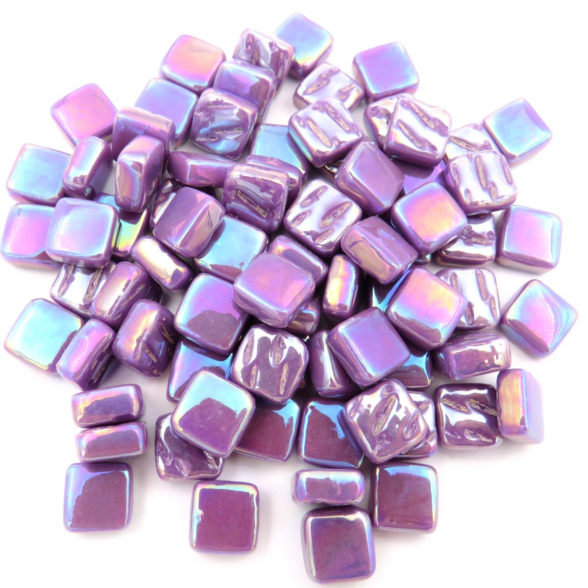 Iridized Magenta Mini Tiles