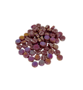 Iridescent Dark Plum Round Mini Glass Tiles