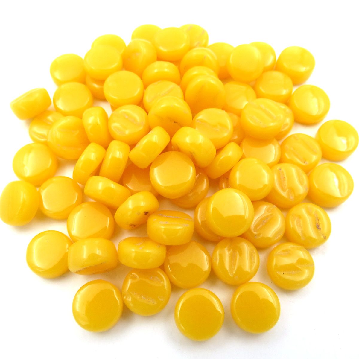 8mm Mini Round Glass Tiles - Standard Finish (Glossy)