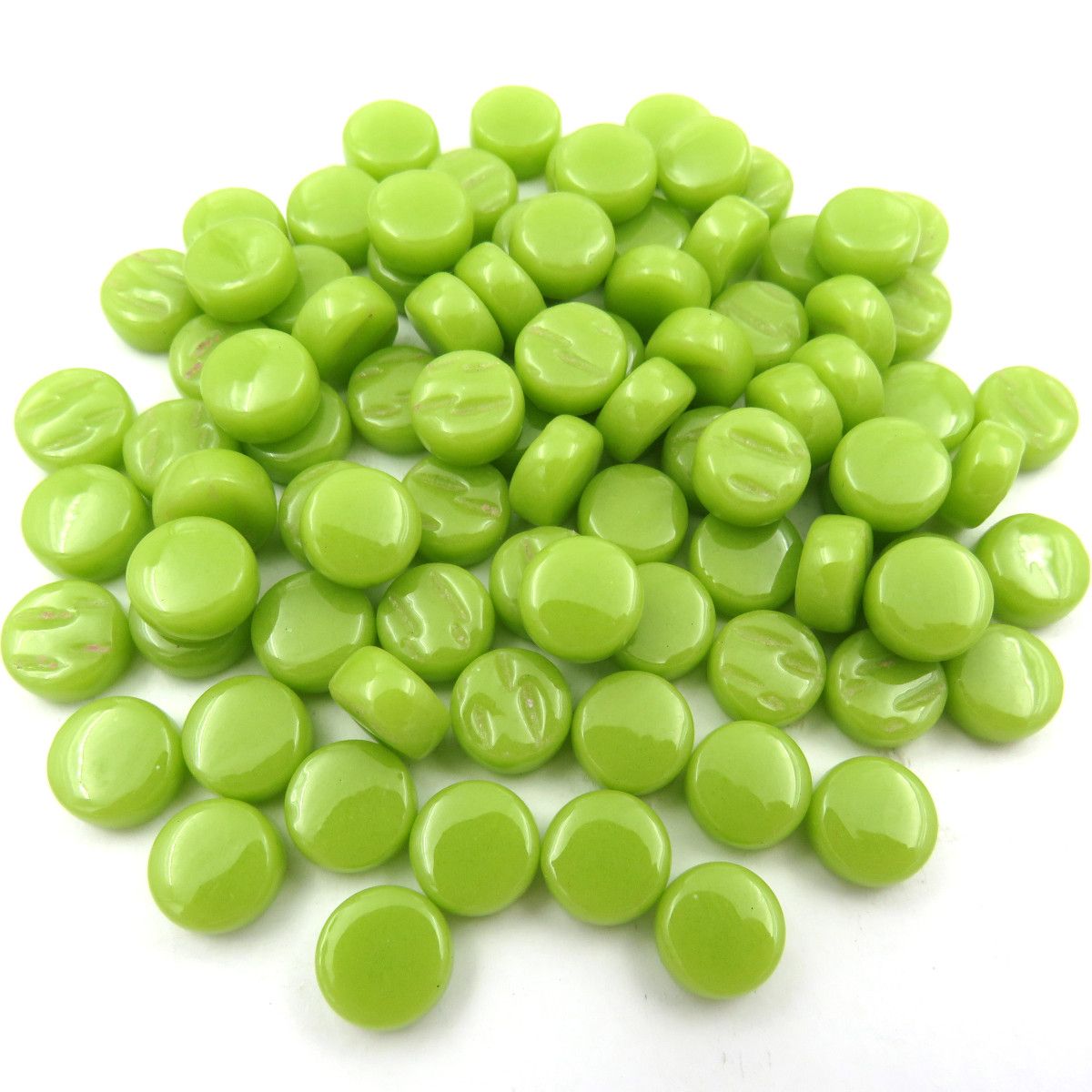 8mm Mini Round Glass Tiles - Standard Finish (Glossy)
