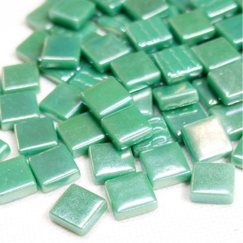 12mm Square Glass Tiles - Iridised Finish