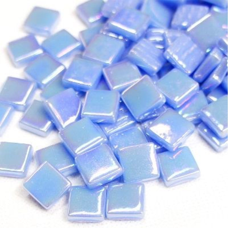12mm Square Glass Tiles - Iridised Finish